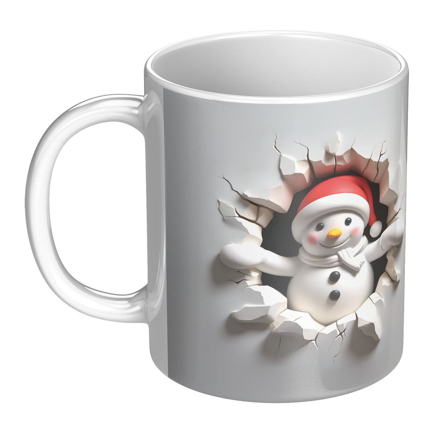 Snowman 3D Christmas Mug