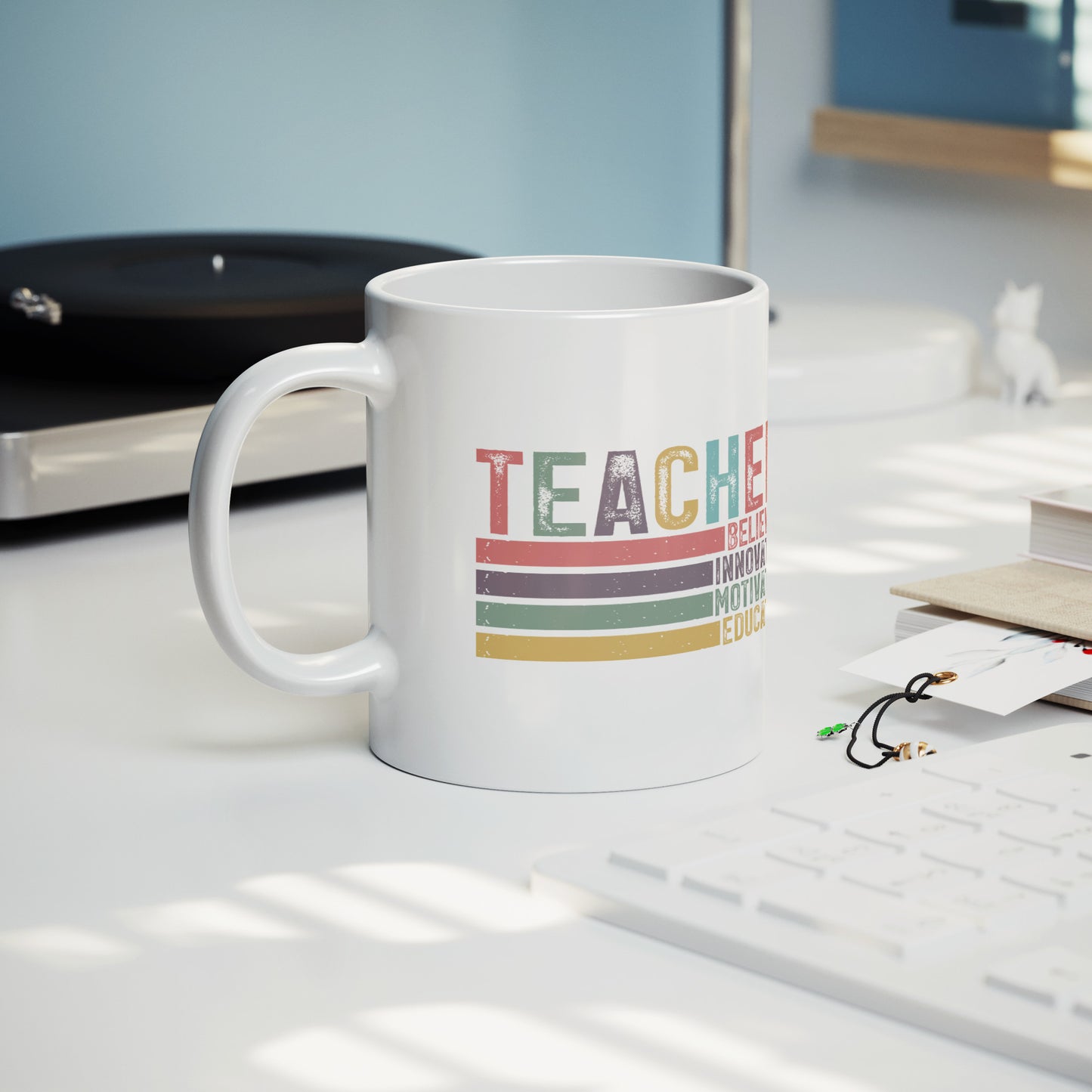 Teacher Mug (White )