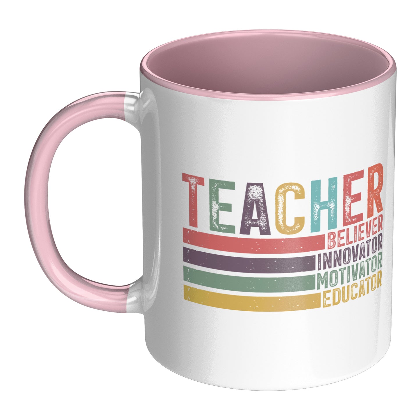 Teacher Mug (pink Accent)