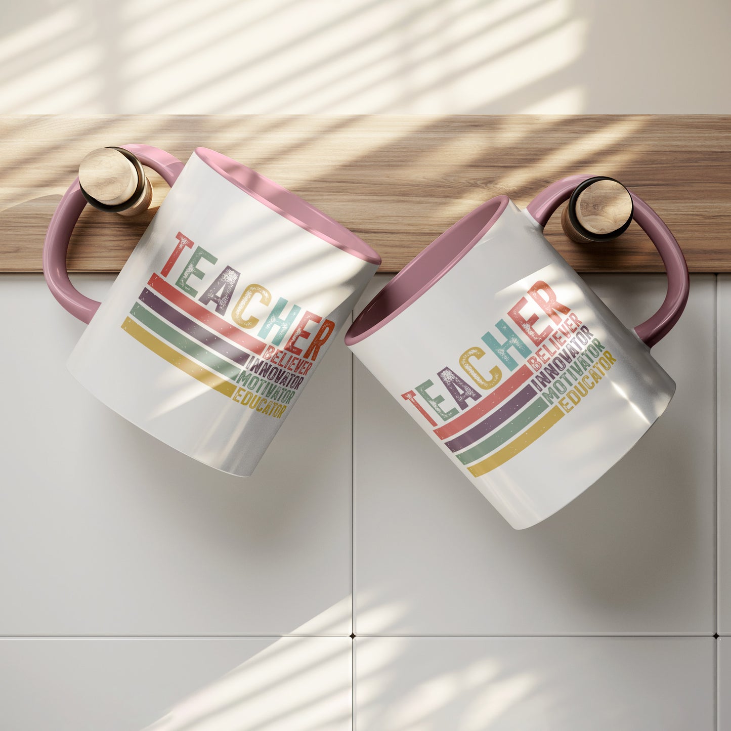 Teacher Mug (pink Accent)