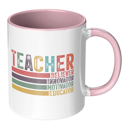 Teacher Mug (pink Accent)