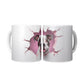 Valentine Dog 3D Wall Ceramic Mug, 11oz FW (Boxer)