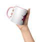 Valentine Dog 3D Wall Pink Accent Mug, 11oz (Boxer)